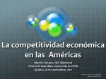 La competitividad económica en las Américas