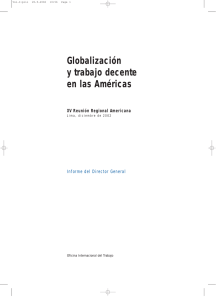 Globalización y trabajo decente en las Américas