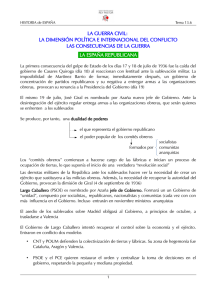 La dimensión política e internacional del conflicto