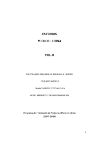 estudios mexico - china vol. 8