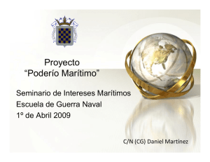 Proyecto &ldquo;Poder&iacute;o Mar&iacute;timo&rdquo;