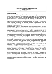 Procesos económicos contemporáneos