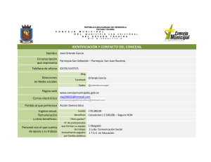 Rendición Orlando Garcia 2014 - Concejo Municipal de San Cristóbal