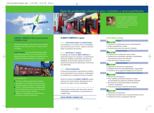 Guía de protección climática para ciudades y