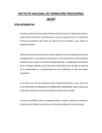 INSTITUTO NACIONAL DE FORMACIÓN PROFESIONAL