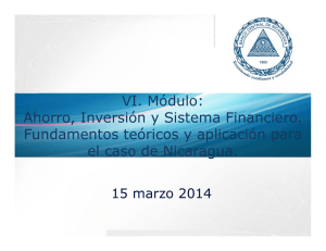 Ahorro, Inversi&oacute;n y Cuentas Nacionales