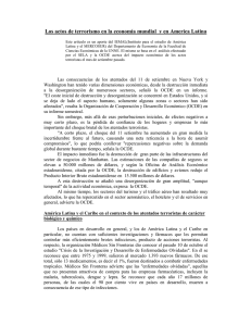 Los actos de terrorismo en la economía mundial y en America Latina