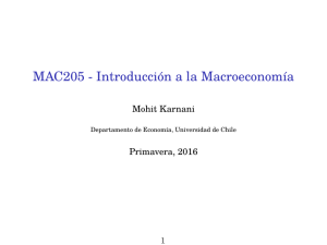 MAC205 - Introducción a la Macroeconomía