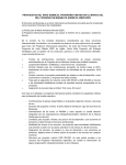 propuestas del perú sobre el programa creado en el marco del del