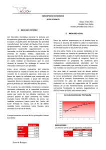 COMENTARIO ECONÓMICO