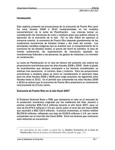 Introducción Economía de Puerto Rico en el año fiscal 2007