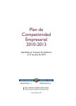 Plan de Competitividad Empresarial 2010-2013