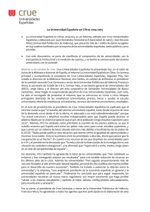 La Universidad Española en Cifras 2014-2015