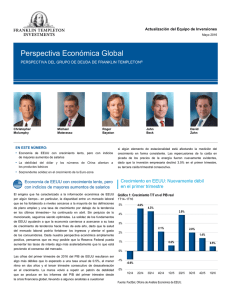 Perspectiva Económica Global – Mayo 2016