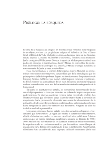 PRÓLOGO: LA BÚSQUEDA - Antoni Bosch editor