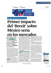 Primer impacto