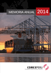 memoria anual 2014 - Sociedad de Comercio Exterior del Perú