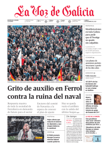 Grito de auxilio en Ferrol contra la ruina del naval