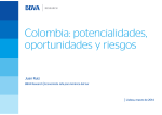 Colombia: potencialidades, oportunidades y riesgos
