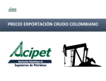 precio exportación crudo colombiano