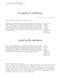 El Capital y el Capitaloceno