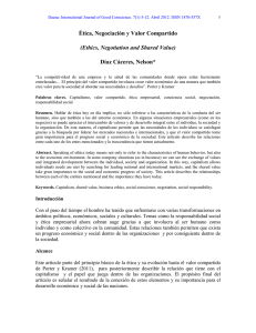 Ética, Negociación y Valor Compartido (Ethics, Negotiation and