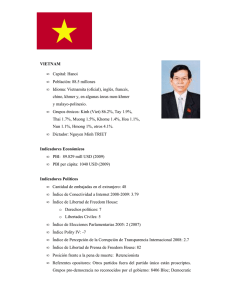 Vietnamita (oficial), inglés, francés, chino, khmer y, en