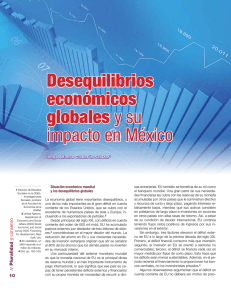 Desequilibrios económicos globales y su impacto en México