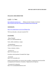 DEPARTAMENTO HUMANIDADES ENLACES Y RECURSOS WEB