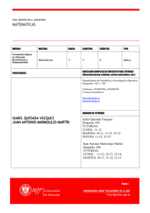GADE - MATEMATICAS - ISABEL QUESADA VAZQUEZ