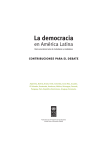 La democracia - Género y Democracia