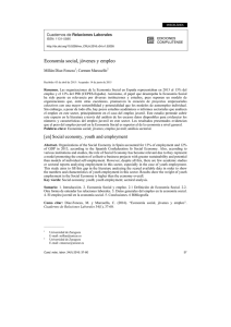 Economía social, jóvenes y empleo