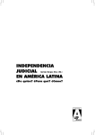 independencia judicial en américa latina