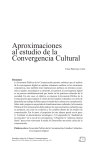 Aproximaciones al estudio de la Convergencia Cultural