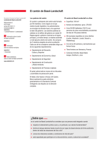 El cant&oacute;n de Basel-Landschaft &iquest;Sab&iacute;a que