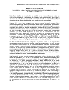 Propuestas para Avanzar Hacia una Nueva Venezuela