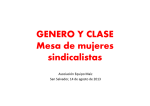 Género y Clase - Mesa Mujeres Sindicalistas