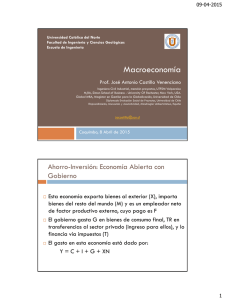 Macroeconomía - Tongoy - Universidad Católica del Norte