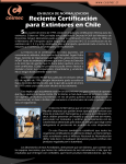 Reciente Certificación para Extintores en Chile