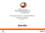 Percepciones y expectativas empresariales