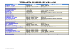 profesorado 2014-2015 e-1 business law