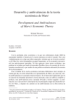 Desarrollo y ambivalencias de la teoría económica de Marx