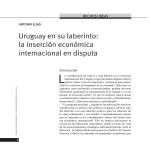 Uruguay en su laberinto: la inserción económica