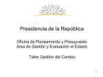 Taller URUGUAY FOMENTA - Oficina de Planeamiento y Presupuesto