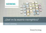 ¿Qué es la matriz energética?