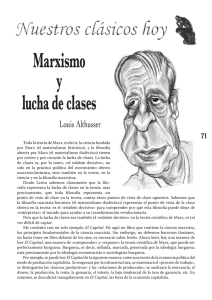Marxismo y lucha de clases