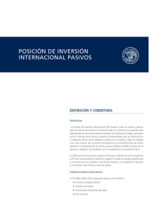 posición de inversión internacional pasivos