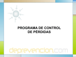 PROGRAMA DE CONTROL DE PÉRDIDAS