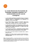 La Junta General de Accionistas de Euskaltel respalda la gestión y