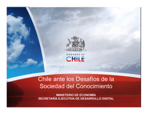 Chile ante los Desafíos de la Sociedad del Conocimiento